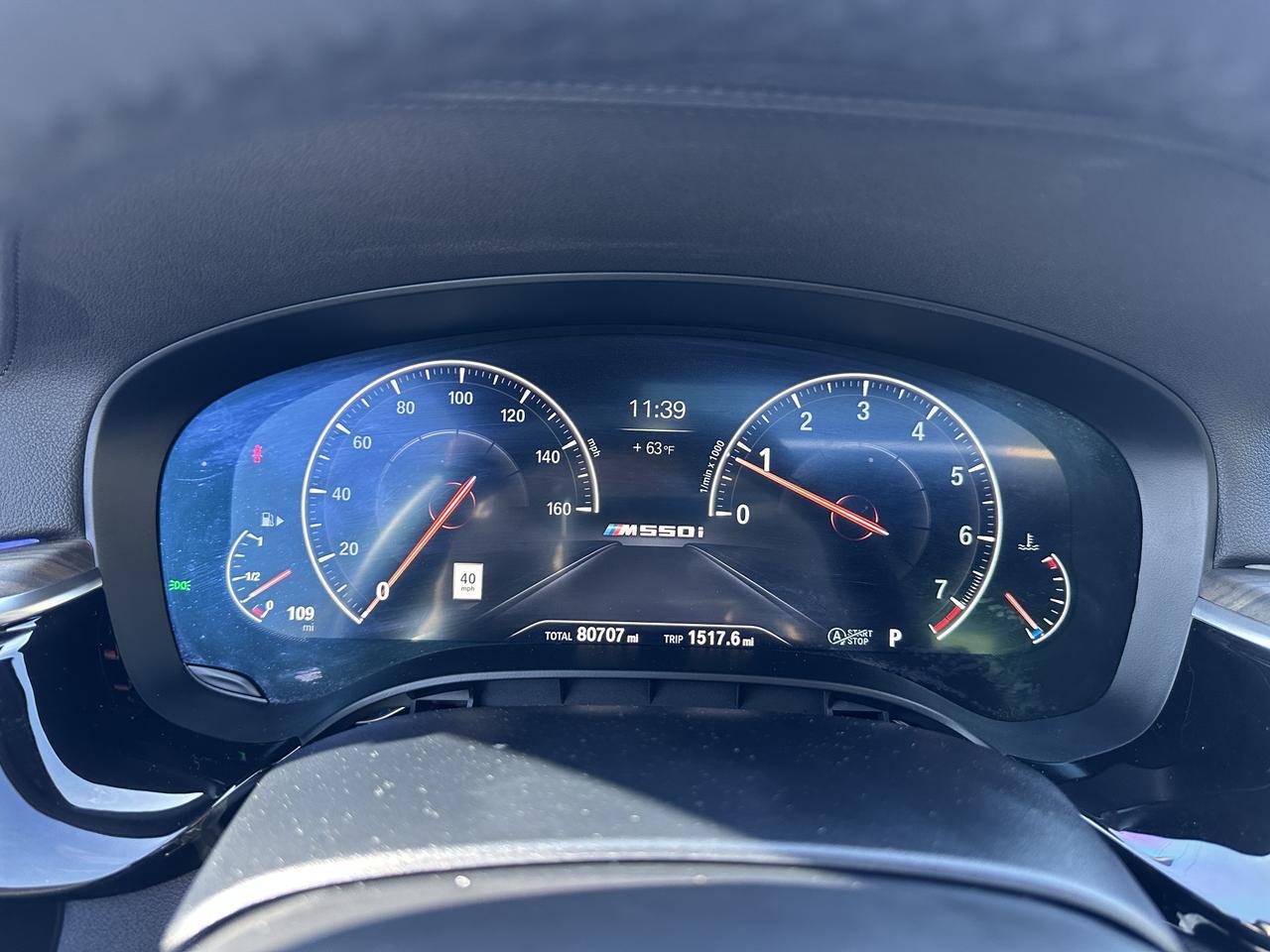 2019 BMW 5 Series M550i xDrive Dallas TX