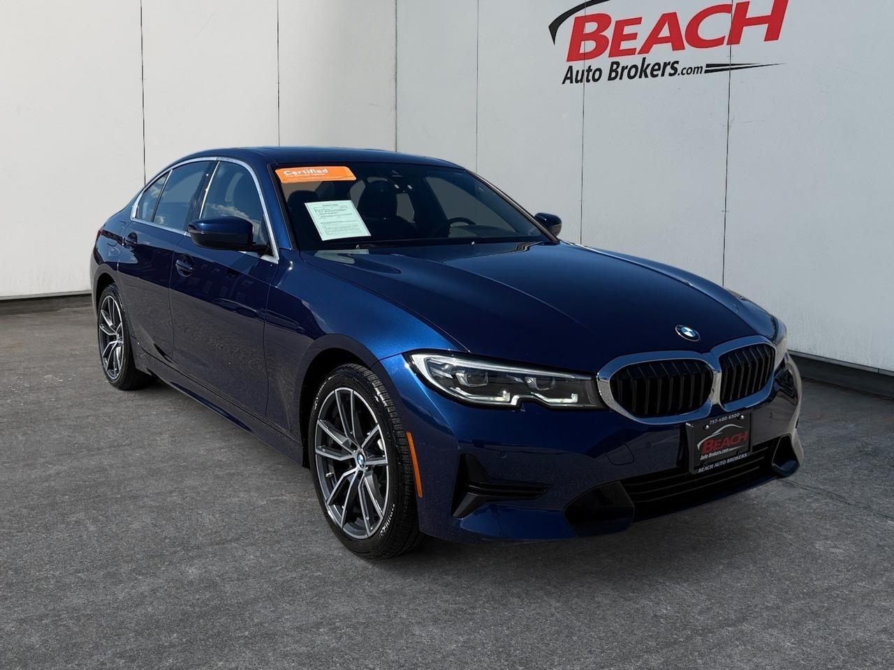 2019 BMW 3 Series 330i xDrive, SUNROOF, BACKUP CAMERA, APPLE CARPLAY/ANDROID AUTO, HEATED SEATS, POWER FOLDING MIRRORS, AUTO START/STOP, MEMORY DRIVER SEAT, KEYLESS START, ONLY 1 OWNER, THIS BMW IS FULLY LOADED COME BY AND TEST DRIVE TODAY! Norfolk VA