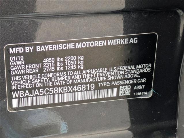 2019 BMW 5 Series 530i Roseville CA