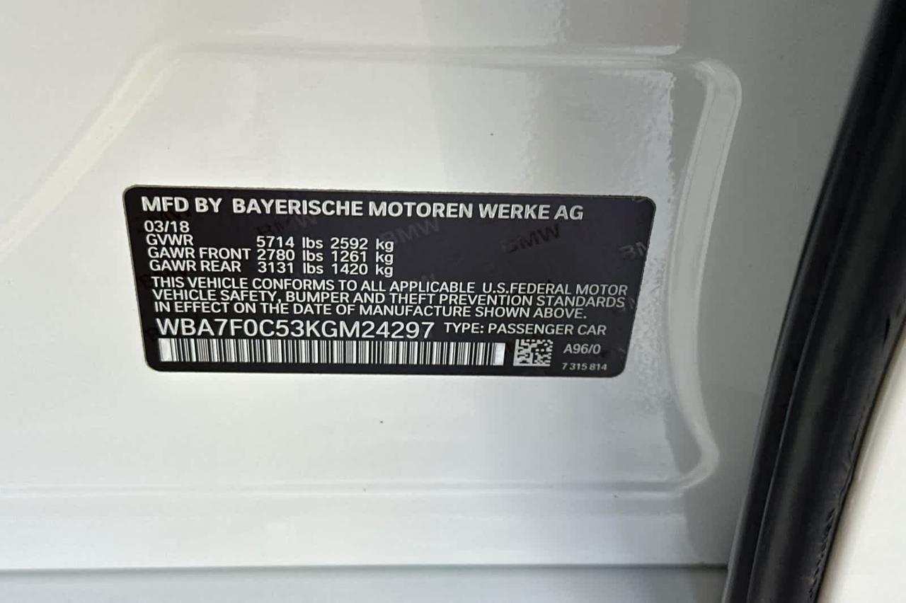 2019 BMW 7 Series 750i Roseville CA