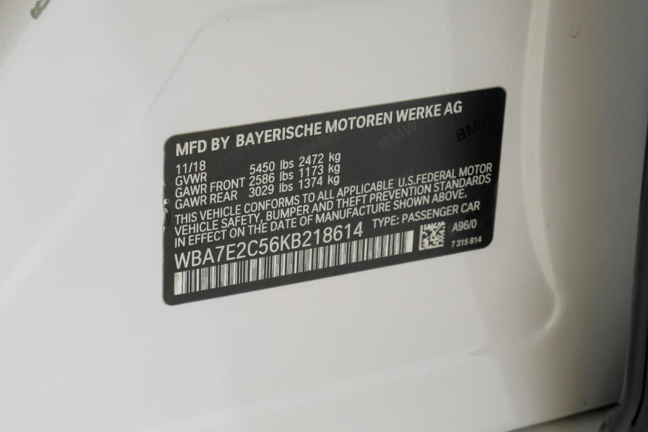 2019 BMW 740i HEADUP DISPLAY BLIND SPOT ASSIST HARMAN KARDON SOUND NAVIGATION Carrollton TX