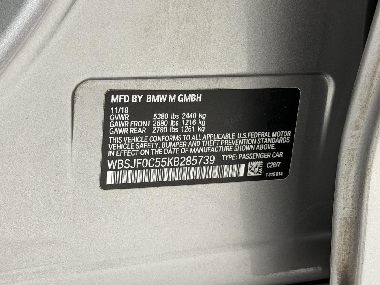 2019 BMW M5 Competition Newark DE