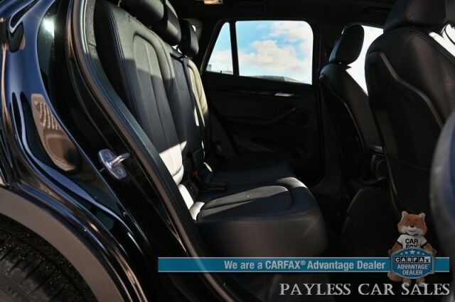 2019 BMW X1 xDrive28i / AWD / Convenience Pkg / AutoStart / Power & Heated Leather Seats / Heated Steering Wheel / Navigation / Panoramic Sunroof / Lane Departure & Blind Spot Alert / Keyless Entry & Start / Block Heater / 31 MPG Anchorage AK