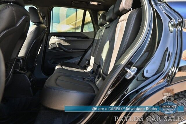 2019 BMW X1 xDrive28i / AWD / Convenience Pkg / AutoStart / Power & Heated Leather Seats / Heated Steering Wheel / Navigation / Panoramic Sunroof / Lane Departure & Blind Spot Alert / Keyless Entry & Start / Block Heater / 31 MPG Anchorage AK