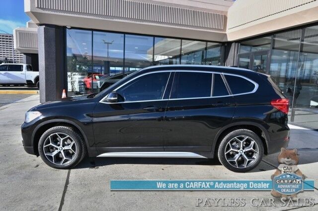 2019 BMW X1 xDrive28i / AWD / Convenience Pkg / AutoStart / Power & Heated Leather Seats / Heated Steering Wheel / Navigation / Panoramic Sunroof / Lane Departure & Blind Spot Alert / Keyless Entry & Start / Block Heater / 31 MPG Anchorage AK