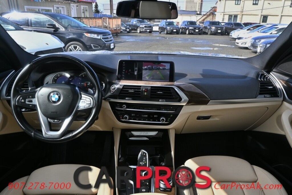 2019 BMW X3 xDrive30i - AWD - Convenience & Driving Assist Pkg - Power Leather Heated Seats - Heated Steering Wheel - Panoramic Sunroof - Keyless Entry & Start - Dual Zone Climate - Bluetooth - Navigation - Backup Camera - Power Liftgate Anchorage AK