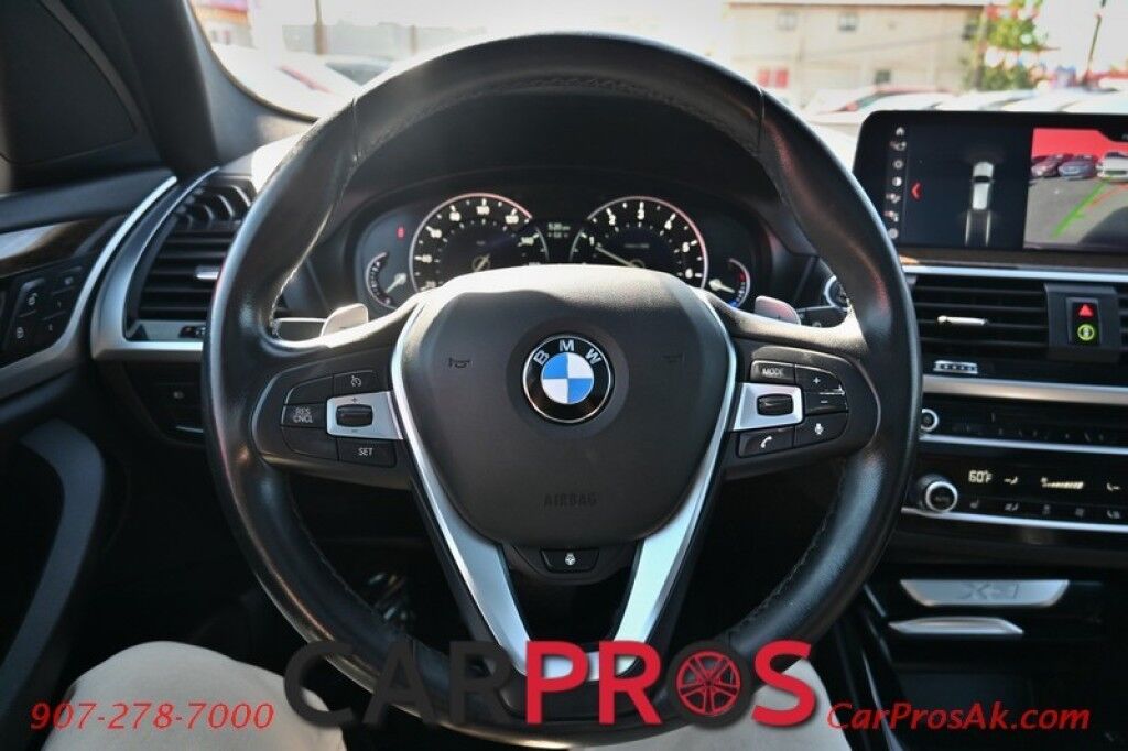 2019 BMW X3 xDrive30i - AWD - Driving Assistance & Convenience Pkg - Power & Heated Leather Seats - Heated Steering Wheel - Collision Warning - Keyless Entry - Lane Departure & Blind Spot Alert - Panoramic Sunroof - Power Liftgate - Backup Camera - 1- Owner Anchorage AK