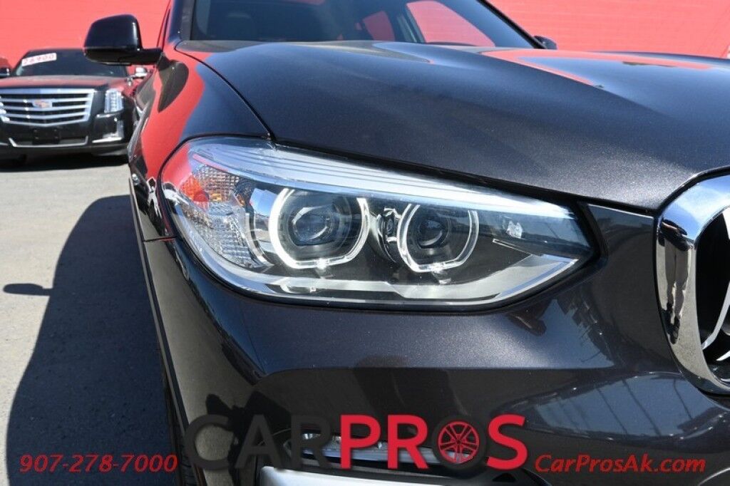 2019 BMW X3 xDrive30i - AWD - Driving Assistance & Convenience Pkg - Power & Heated Leather Seats - Heated Steering Wheel - Collision Warning - Keyless Entry - Lane Departure & Blind Spot Alert - Panoramic Sunroof - Power Liftgate - Backup Camera - 1- Owner Anchorage AK