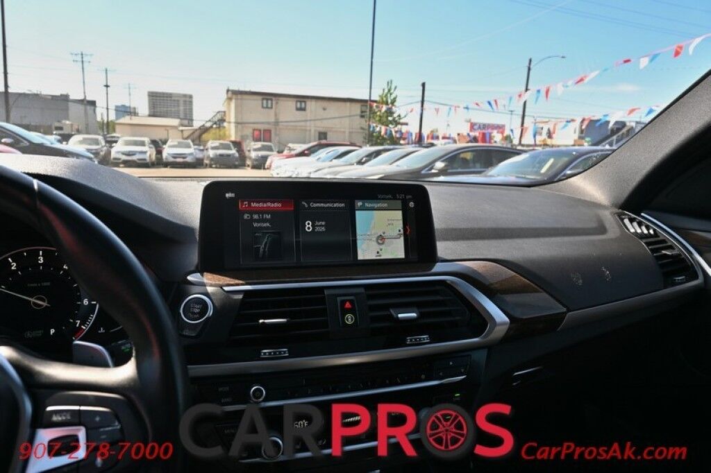 2019 BMW X3 xDrive30i - AWD - Driving Assistance & Convenience Pkg - Power & Heated Leather Seats -Heated Steering Wheel - Collision Warning - Keyless Entry - Blindspot Alert - Panoramic Sunroof - Power Liftgate - Backup Camera - 1- Owner Anchorage AK