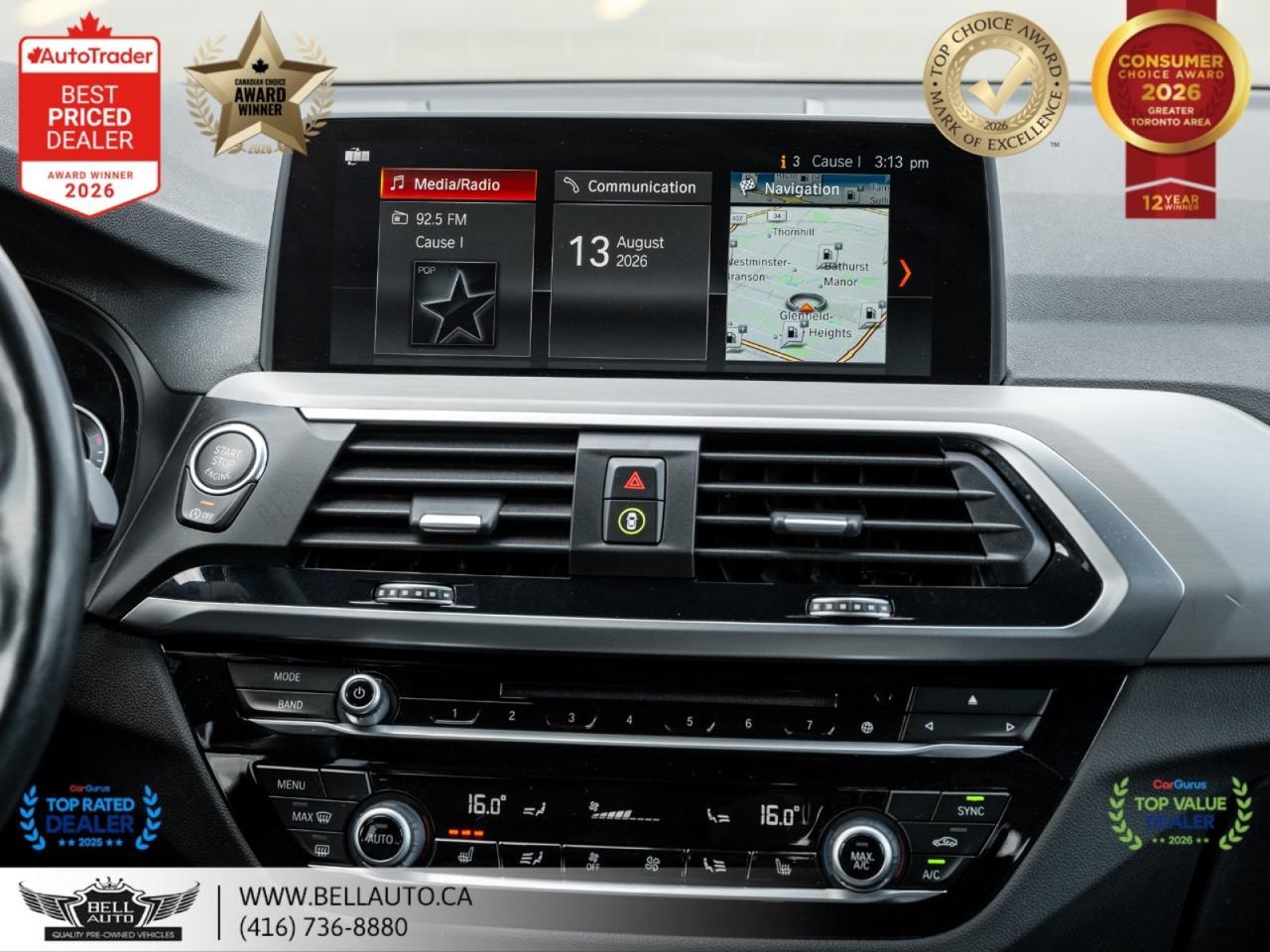 2019 BMW X3 xDrive30i | NAVI | B.CAM | PANO | LTHR | WRLSCHRGR Toronto ON