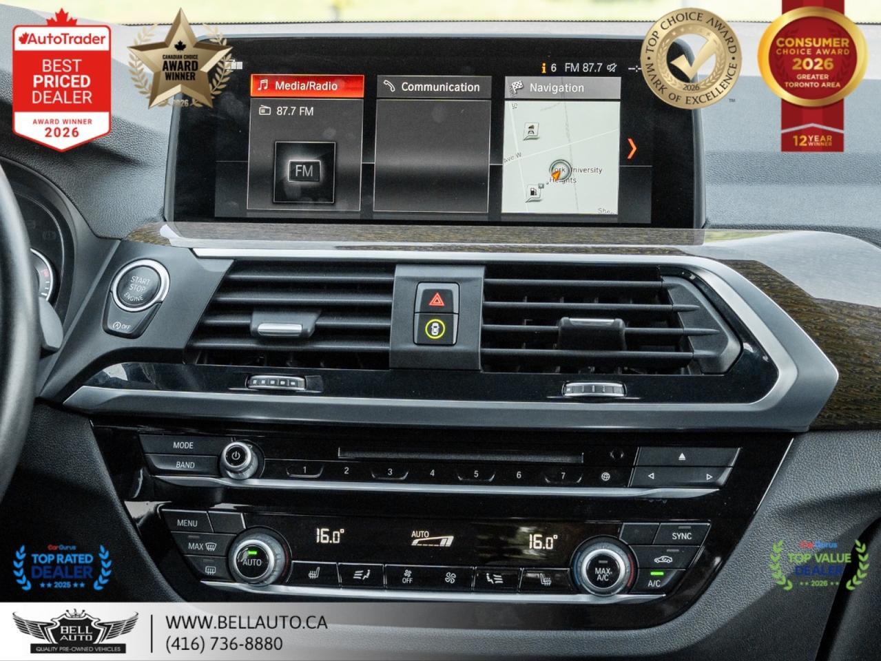2019 BMW X3 xDrive30i | NAVI | B.CAM | PANO | WDTRIM | NOACCIDENT Toronto ON