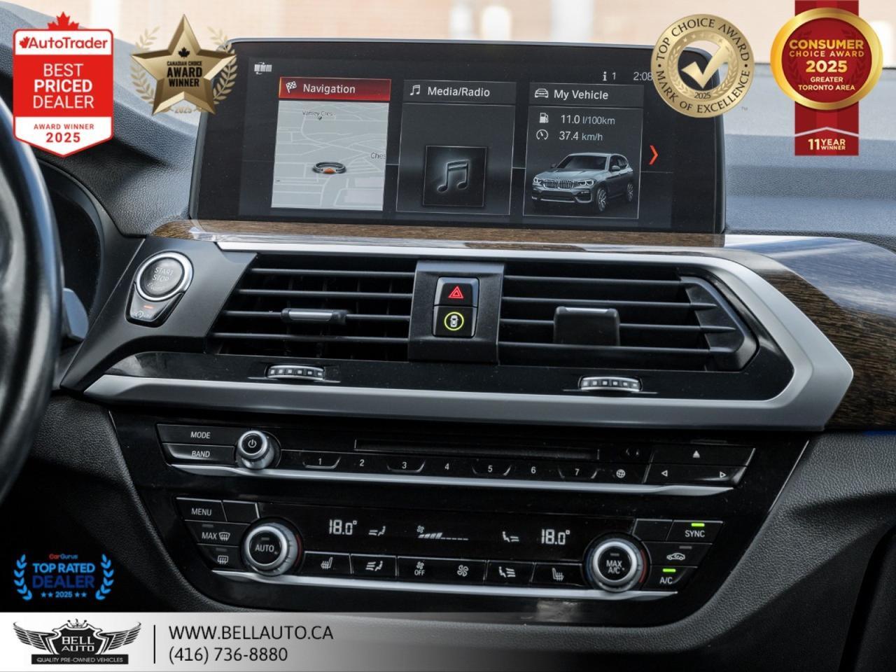 2019 BMW X3 xDrive30i | PANO ROOF | NAVI | HUD | BACKUPCAM | HITCH | NOACCIDENT Toronto ON