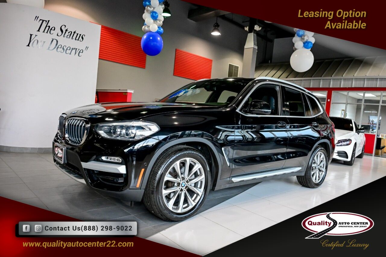 2019 BMW X3 xDrive30i, Premium and Convenience Pkg, Navigation, Pano Roof Springfield NJ