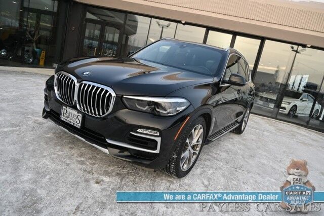 2019 BMW X5 xDrive40i / AWD / AutoStart / Premium & Off Road Pkg / Power & Heated Leather Seats / Heated Steering Wheel / Panoramic Sunroof / NAV / HUD / Forward Collision & Blind Spot Alert / 26 MPG / Tow Pkg / 1-Owner Anchorage AK