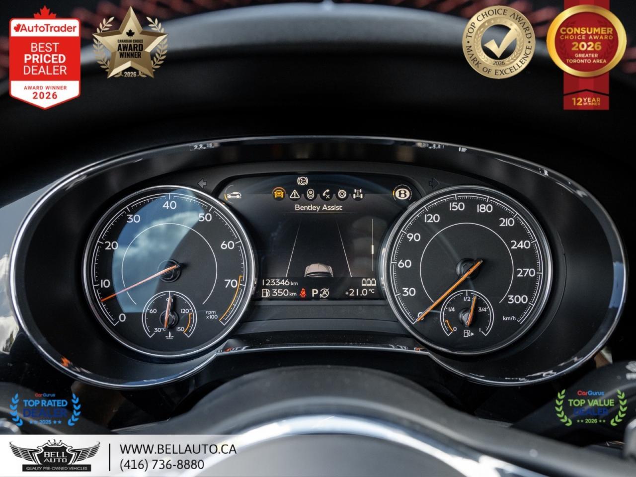 2019 Bentley Bentayga | NAVI | HUD | 360CAM | PANO | REDSTCHNG | NOACCIDENT Toronto ON