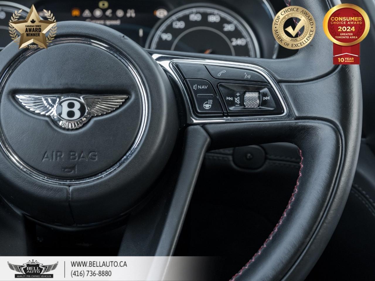 2019 Bentley Bentayga | NAVI | HUD | 360CAM | PANO | REDSTCHNG | NOACCIDENT Toronto ON