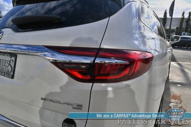 2019 Buick Enclave Premium / AWD / Auto Start / Heated & Cooled Leather Seats / Heated Steering / NAV / Dual Sunroof / Bose Speakers / Lane Depart & Blind Spot / Apple CarPlay & Android Auto / Back Up Cam / 3rd Row / Seats 7 / Tow Pkg Anchorage AK