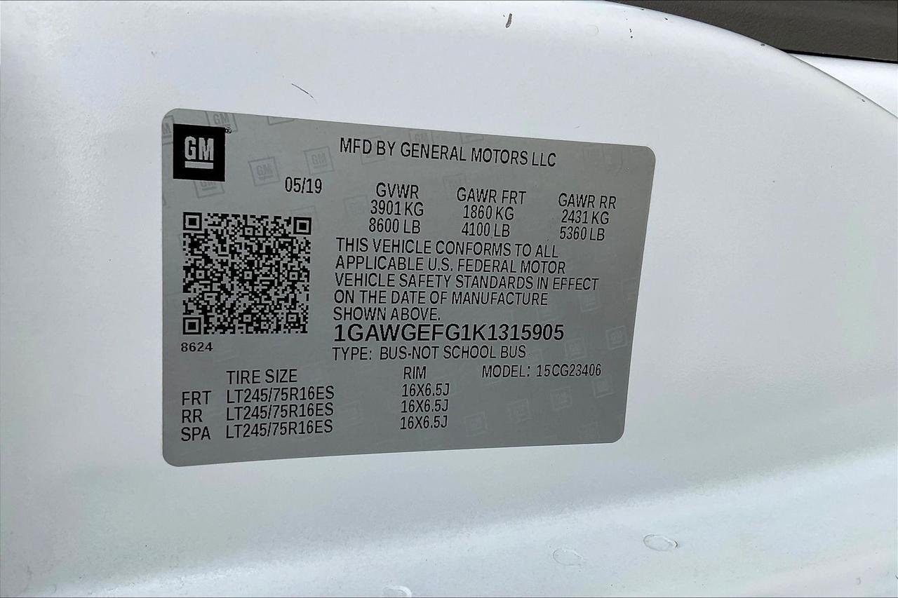 2019 CHEVROLET EXPRESS G2500 LS Houston TX