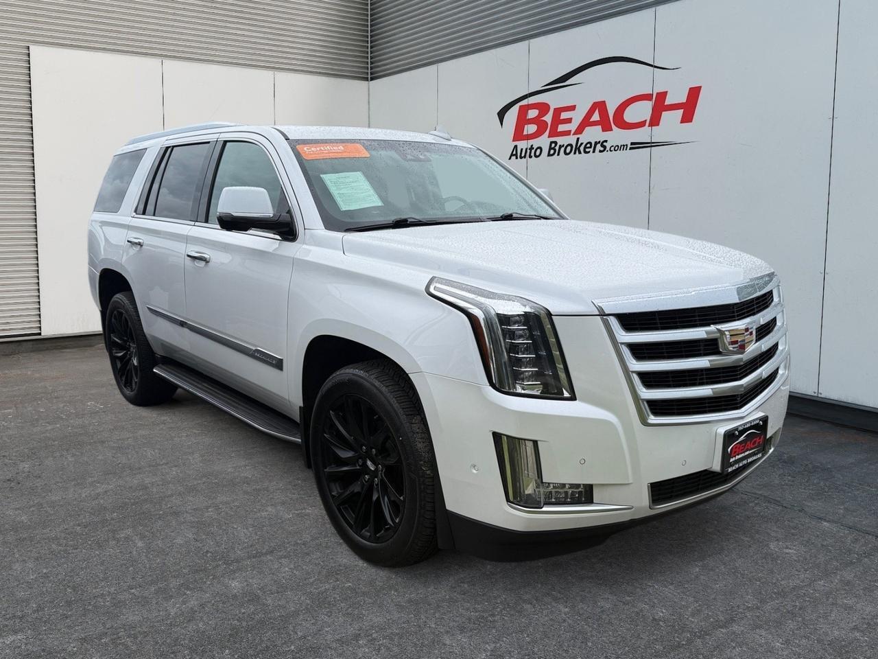 2019 Cadillac Escalade Luxury, BOSE SOUND SYSTEM, WIFI, NAVIGATION, APPLE CARPLAY/ ANDROID AUTO, HANDS FREE LIFTGATE, LUGGAGE RACK, POWER FOLDING MIRRORS, OUTSIDE HEATED MIRRORS, HEATED FRONT AND REAR SEATS, HEATED STEERING WHEEL, UNIVERSAL GARAGE DOOR OPENER, GREAT FAMILY Norfolk VA