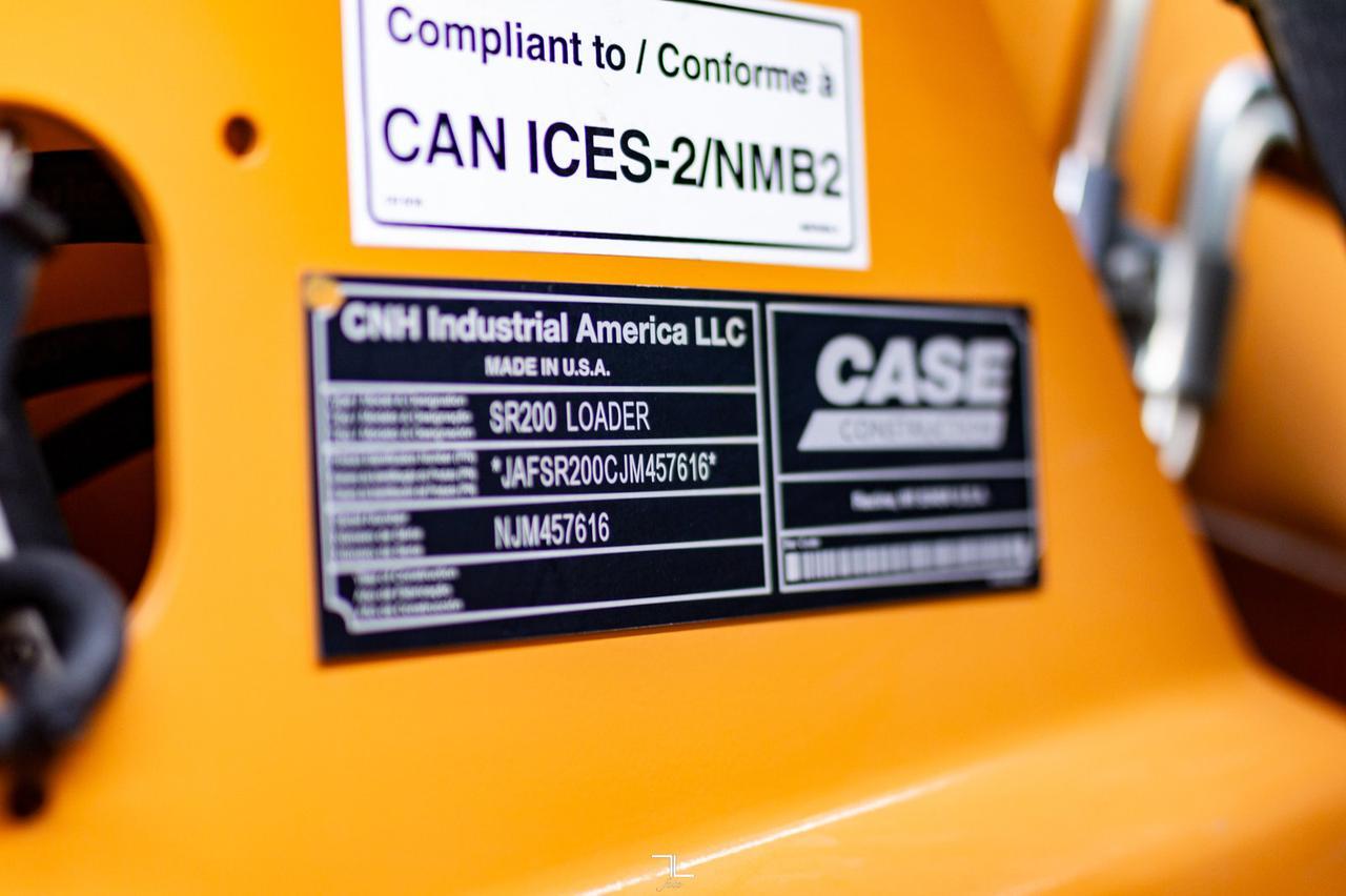 2019 Case SR200 Skid Steer Loader Red Deer AB