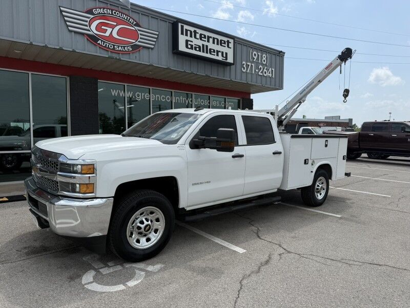 2019 Chevrolet 2500HD 4x4 Utility w/ 3203 Auto Crane Work Truck Collinsville OK