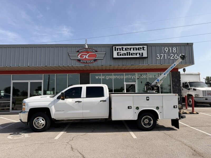 2019 Chevrolet 3500HD 4x4 Diesel Utility w/ 3203 Auto Crane Work Truck Collinsville OK