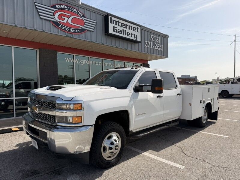 2019 Chevrolet 3500HD 4x4 Diesel Utility w/ 3203 Auto Crane Work Truck Collinsville OK