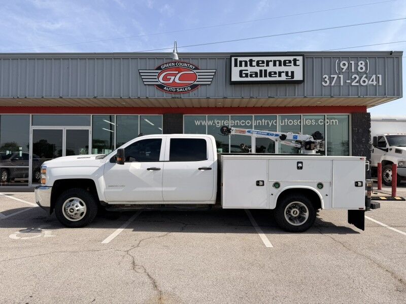 2019 Chevrolet 3500HD 4x4 Diesel Utility w/ 3203 Auto Crane Work Truck Collinsville OK