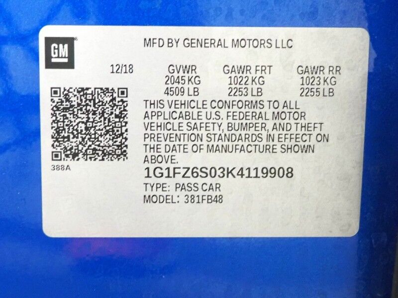 2019 Chevrolet Bolt EV Premier *DRIVER CONFIDENCE II PKG, SAFETY ALERTS, 360 VIEW CAMERAS, COLOR TOUCHSCREEN, LEATHER, HEATED SEATS/STEERING, REMOTE START, BOSE, WIRELESS CHARGING, APPLE CARPLAY Round Rock TX