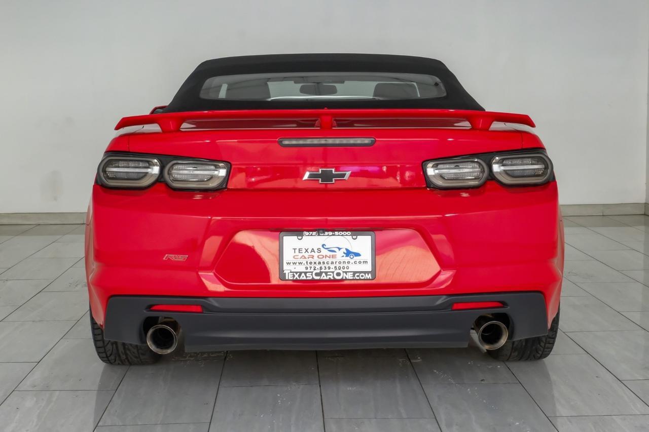 2019 Chevrolet Camaro Convertible 2LT AUTOMATIC LEATHER HEATED AND COOLED SEATS REAR CAMERA KEYLESS START PADDLE SHIFTERS Carrollton TX