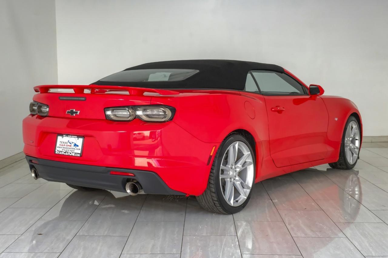 2019 Chevrolet Camaro Convertible 2LT AUTOMATIC LEATHER HEATED AND COOLED SEATS REAR CAMERA KEYLESS START PADDLE SHIFTERS Carrollton TX