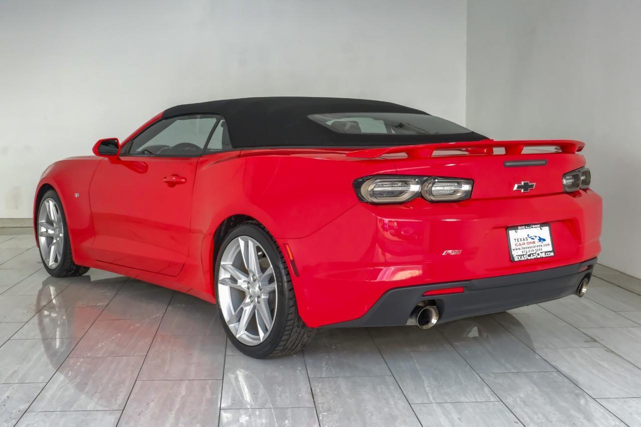 2019 Chevrolet Camaro Convertible 2LT AUTOMATIC LEATHER HEATED AND COOLED SEATS REAR CAMERA KEYLESS START PADDLE SHIFTERS Carrollton TX