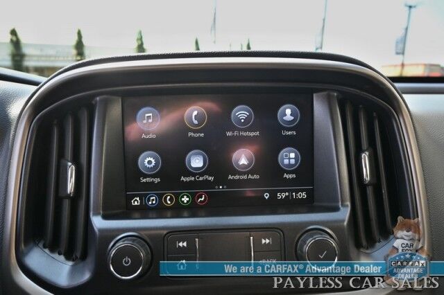 2019 Chevrolet Colorado Z71 / 4X4 / Crew Cab / Power Heated Seats & Steering Wheel / Apple CarPlay & Android Auto / USB Input / Back Up Camera / Rear Parking Sensors / Cruise Control / Tonneau Cover / Tow Pkg / 1-Owner Anchorage AK