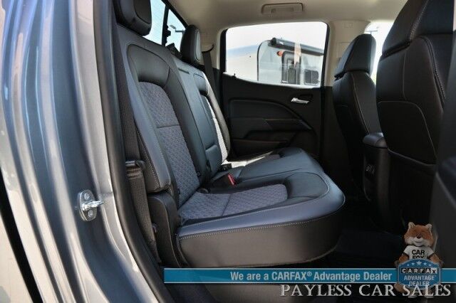 2019 Chevrolet Colorado Z71 / 4X4 / Crew Cab / Power Heated Seats & Steering Wheel / Apple CarPlay & Android Auto / USB Input / Back Up Camera / Rear Parking Sensors / Cruise Control / Tonneau Cover / Tow Pkg / 1-Owner Anchorage AK