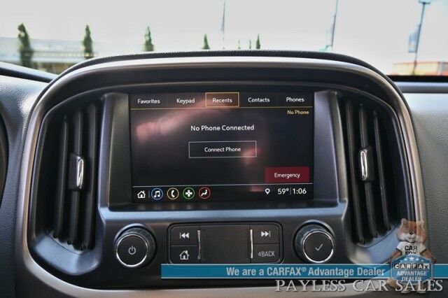 2019 Chevrolet Colorado Z71 / 4X4 / Crew Cab / Power Heated Seats & Steering Wheel / Apple CarPlay & Android Auto / USB Input / Back Up Camera / Rear Parking Sensors / Cruise Control / Tonneau Cover / Tow Pkg / 1-Owner Anchorage AK