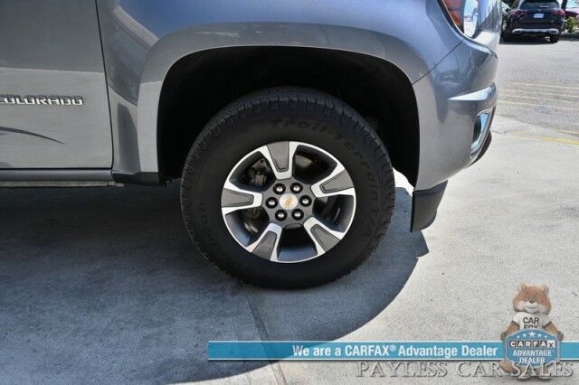 2019 Chevrolet Colorado Z71 / 4X4 / Crew Cab / Power Heated Seats & Steering Wheel / Apple CarPlay & Android Auto / USB Input / Back Up Camera / Rear Parking Sensors / Cruise Control / Tonneau Cover / Tow Pkg / 1-Owner Anchorage AK