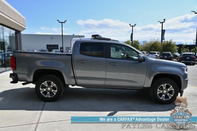 2019 Chevrolet Colorado Z71 / 4X4 / Crew Cab / Power Heated Seats & Steering Wheel / Apple CarPlay & Android Auto / USB Input / Back Up Camera / Rear Parking Sensors / Cruise Control / Tonneau Cover / Tow Pkg / 1-Owner Anchorage AK