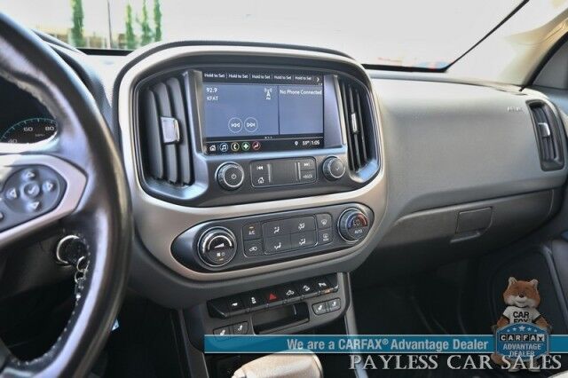2019 Chevrolet Colorado Z71 / 4X4 / Crew Cab / Power Heated Seats & Steering Wheel / Apple CarPlay & Android Auto / USB Input / Back Up Camera / Rear Parking Sensors / Cruise Control / Tonneau Cover / Tow Pkg / 1-Owner Anchorage AK