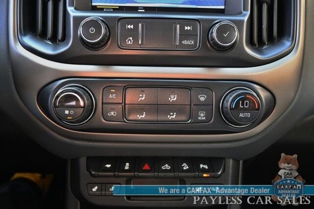 2019 Chevrolet Colorado Z71 / 4X4 / Crew Cab / Power Heated Seats & Steering Wheel / Apple CarPlay & Android Auto / USB Input / Back Up Camera / Rear Parking Sensors / Cruise Control / Tonneau Cover / Tow Pkg / 1-Owner Anchorage AK