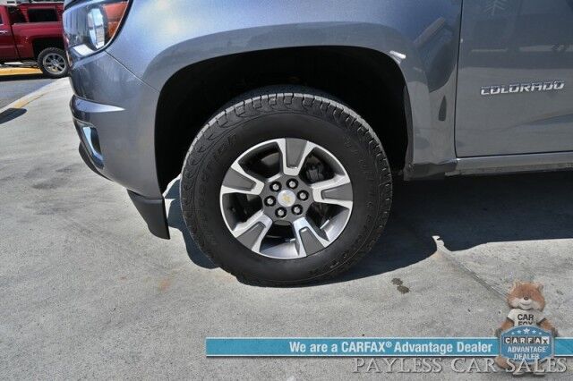 2019 Chevrolet Colorado Z71 / 4X4 / Crew Cab / Power Heated Seats & Steering Wheel / Apple CarPlay & Android Auto / USB Input / Back Up Camera / Rear Parking Sensors / Cruise Control / Tonneau Cover / Tow Pkg / 1-Owner Anchorage AK