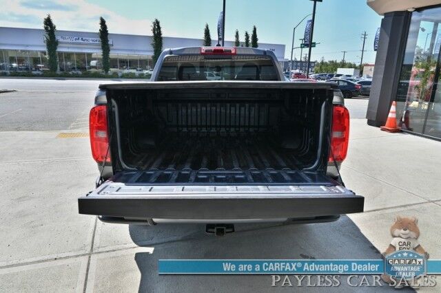 2019 Chevrolet Colorado Z71 / 4X4 / Crew Cab / Power Heated Seats & Steering Wheel / Apple CarPlay & Android Auto / USB Input / Back Up Camera / Rear Parking Sensors / Cruise Control / Tonneau Cover / Tow Pkg / 1-Owner Anchorage AK