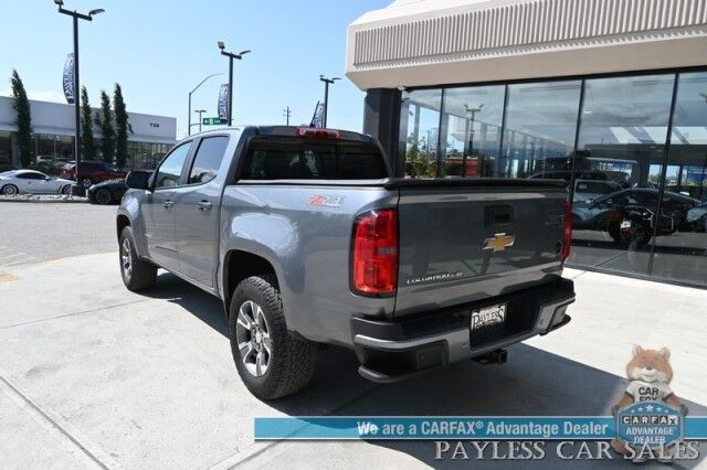 2019 Chevrolet Colorado Z71 / 4X4 / Crew Cab / Power Heated Seats & Steering Wheel / Apple CarPlay & Android Auto / USB Input / Back Up Camera / Rear Parking Sensors / Cruise Control / Tonneau Cover / Tow Pkg / 1-Owner Anchorage AK