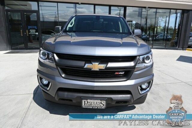 2019 Chevrolet Colorado Z71 / 4X4 / Crew Cab / Power Heated Seats & Steering Wheel / Apple CarPlay & Android Auto / USB Input / Back Up Camera / Rear Parking Sensors / Cruise Control / Tonneau Cover / Tow Pkg / 1-Owner Anchorage AK
