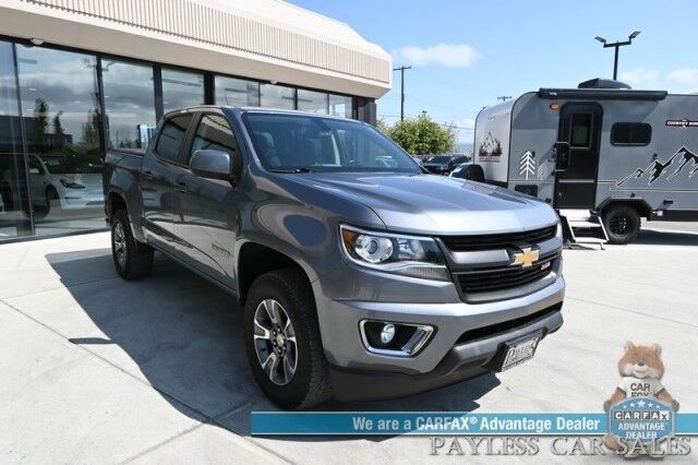 2019 Chevrolet Colorado Z71 / 4X4 / Crew Cab / Power Heated Seats & Steering Wheel / Apple CarPlay & Android Auto / USB Input / Back Up Camera / Rear Parking Sensors / Cruise Control / Tonneau Cover / Tow Pkg / 1-Owner Anchorage AK