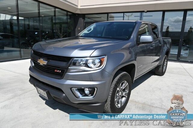 2019 Chevrolet Colorado Z71 / 4X4 / Crew Cab / Power Heated Seats & Steering Wheel / Apple CarPlay & Android Auto / USB Input / Back Up Camera / Rear Parking Sensors / Cruise Control / Tonneau Cover / Tow Pkg / 1-Owner Anchorage AK