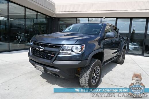 2019 Chevrolet Colorado ZR2 / 4X4 / Off-Road Pkg / Crew Cab / Auto Start / Power & Heated Leather Seats / Heated Steering Wheel / Bose Speakers / Apple CarPlay & Android Auto / NAV / Back Up Camera / Bed Liner /Tow Pkg Anchorage AK