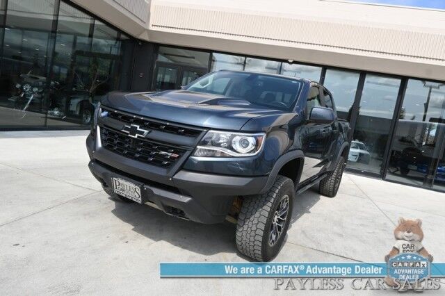 2019 Chevrolet Colorado ZR2 / 4X4 / Off-Road Pkg / Crew Cab / Auto Start / Power & Heated Leather Seats / Heated Steering Wheel / Bose Speakers / Apple CarPlay & Android Auto / NAV / Back Up Camera / Bed Liner /Tow Pkg Anchorage AK