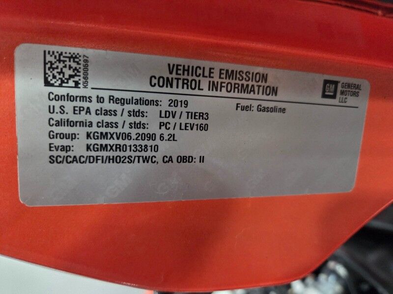 2019 Chevrolet Corvette Z06 1LZ Exhaust 6.2L Supercharged Carbon Fiber Rear Wing Arlington TX