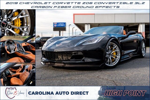 2019 Chevrolet Corvette Z06 Convertible 3LZ / Ground Effects / 6.2L V8!