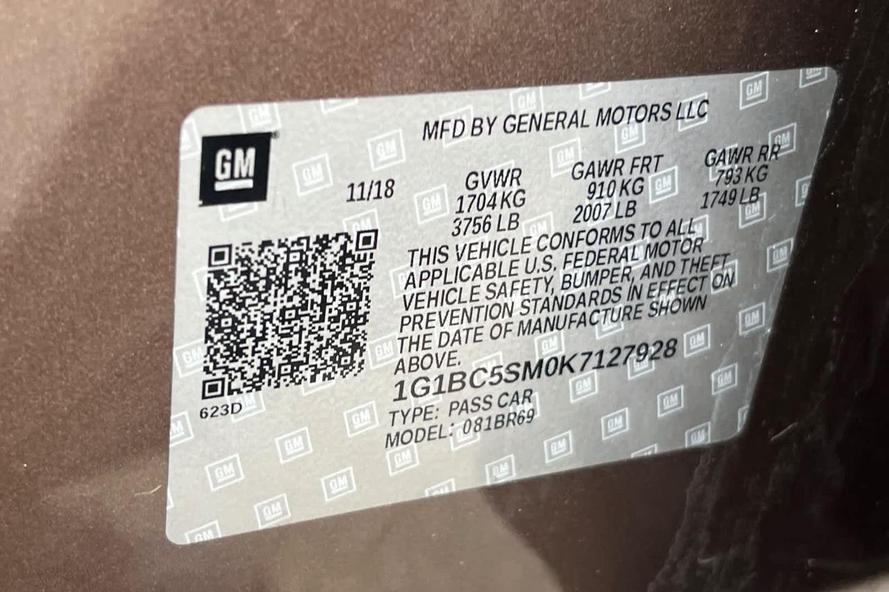 2019 Chevrolet Cruze LS Roseville CA